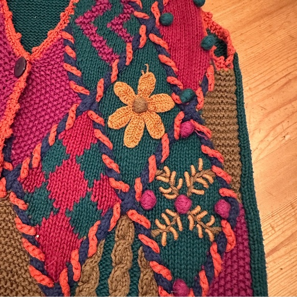 CAROLYN & CO Vest Crochet flowers 
55% RAMIE 45% COTTON - Picture 4 of 10